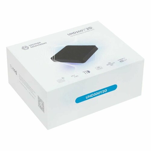 Приставка телевизионная Wi-Fi 24 и 5 ГГц Ethernet RJ-45 4K IP TV Vermax UHD300Y2G 749900₽