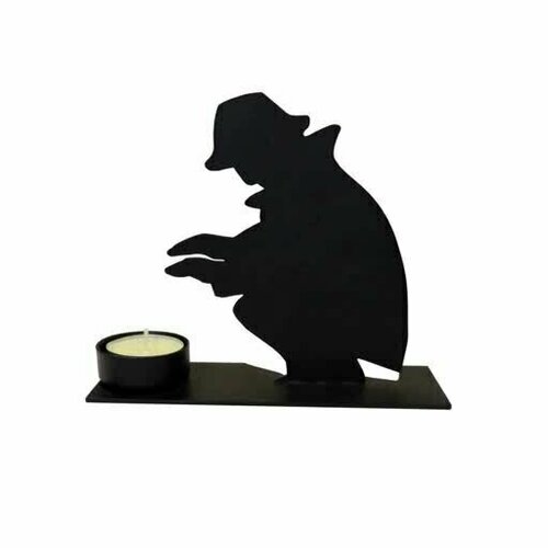 Подсвечник У очага черный металл 180х147х60 см 814₽