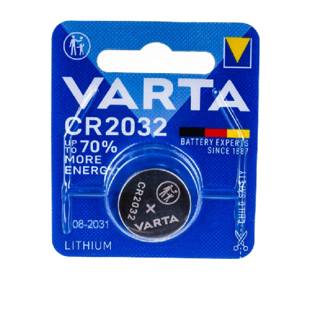 Батарейка Varta ELECTRONICS CR2032 06032101401 BL1 Lithium 3V