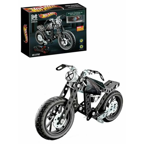 Конструктор металлический Hot Wheel Мотоцикл 8702