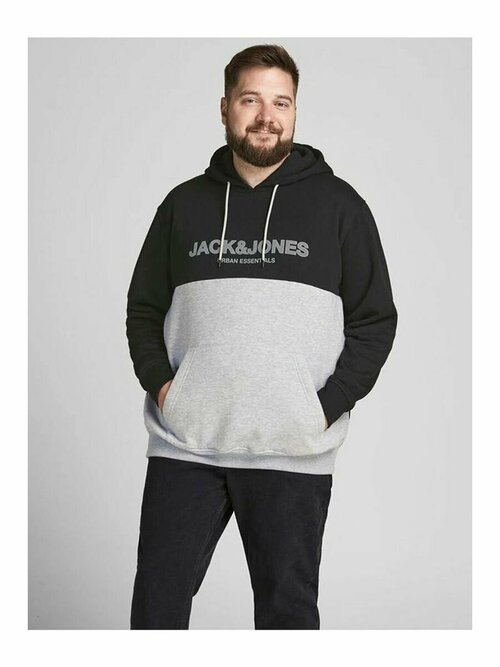 Худи Jack & Jones, размер 60, серый