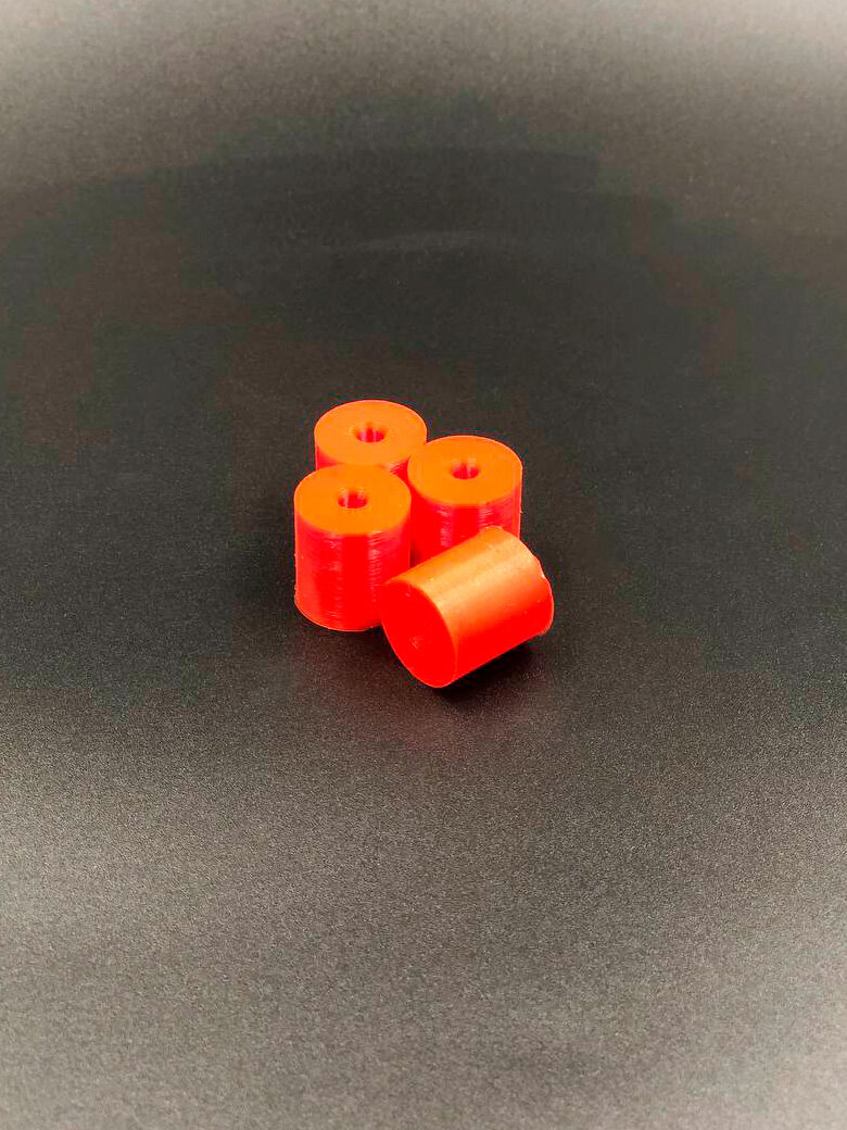 Силиконовые стойки для 3D Принтера красные Kingroon KP3, Flying Bear Aone 1,2