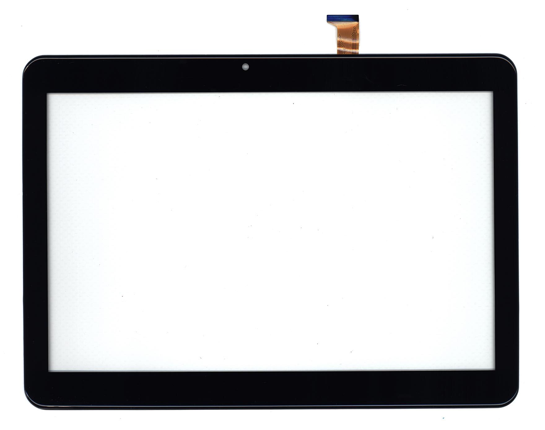 Сенсорное стекло (тачскрин) DP101514-F1 черное