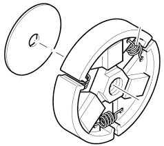 Муфта сцепления DOLMAR Makita 957180030 в сборе для PS- DCS109 110 111 115