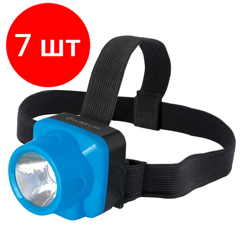 фото Комплект 7 штук, фонарь налобный ultraflash led5375 (аккум.220в, 1в