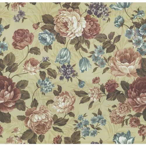 Ткань мебельная интерьерная для декора рукоделия и шитья обивочная ткань принт цветочный 2106₽
