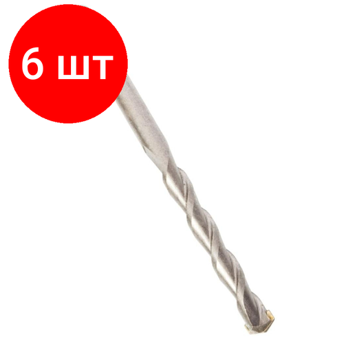 Комплект 6 штук, Бур SDS-plus REDVERG 12x160мм (100251)