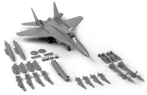 Сборная модель Звезда Самолет МиГ-29 авиагруппа Стрижи 1:72 - фото №13
