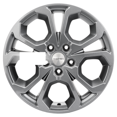 Колесный диск Khomen Wheels KHW1711 6,5x17 5*114,3 ET40 64,1 Gray