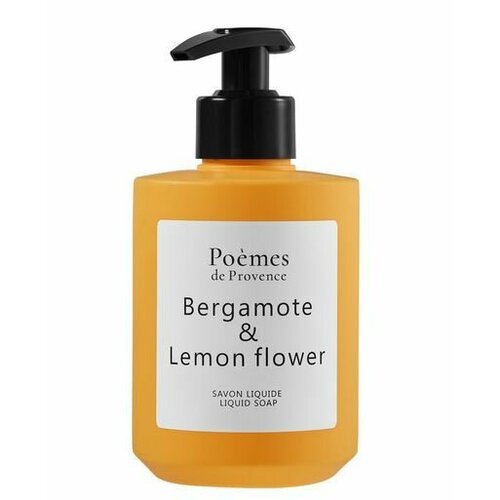 Poemes de provence bergamote and lemon flower унисекс жидкое мыло 300 мл
