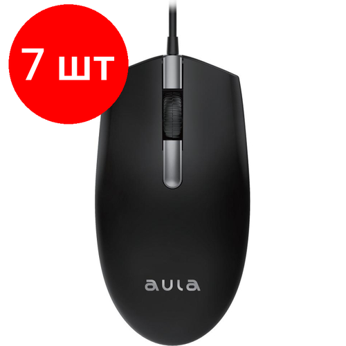 Комплект 7 штук Мышь компьютерная проводная AULA AM103 USB dpi 10003 кнопки 434400₽