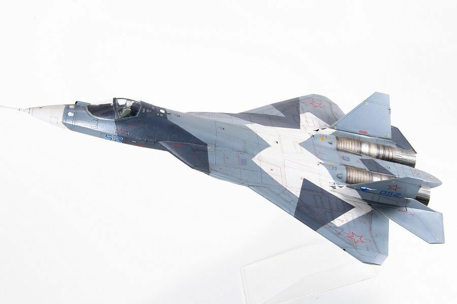 Сборная модель Звезда Самолет Су-50 - фото №20