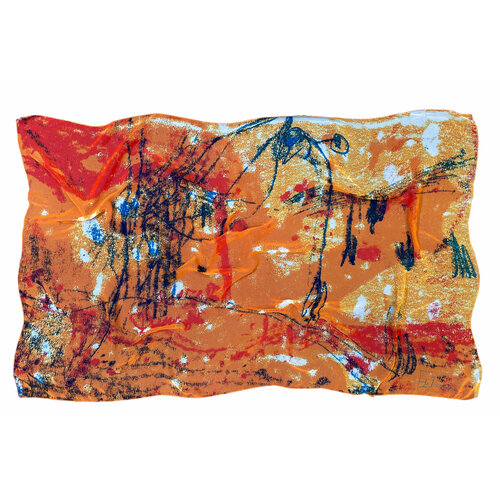 фото Платок ,75х120 см, мультиколор глобаларт