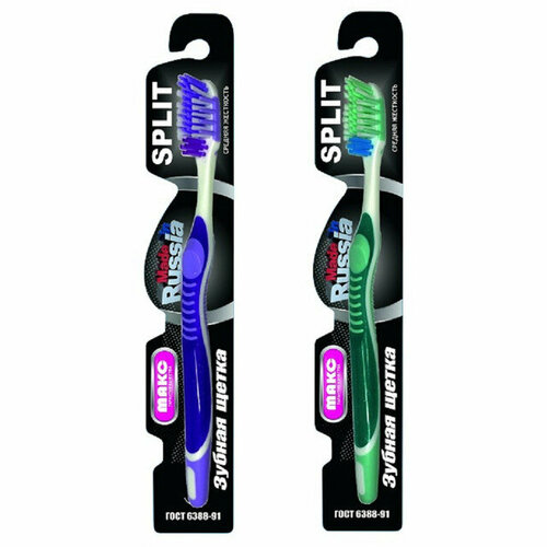 Щетка зубная split mako средняя микс цвета 599₽