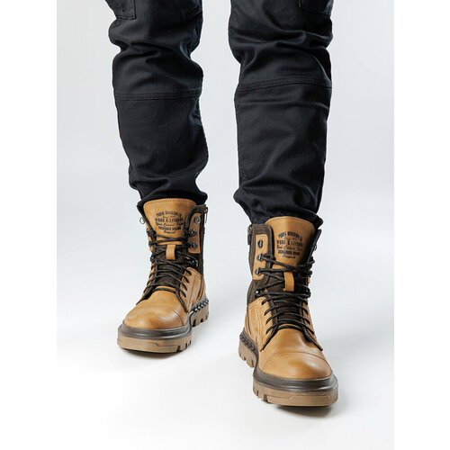 фото Ботинки берцы color me, размер 40, коричневый