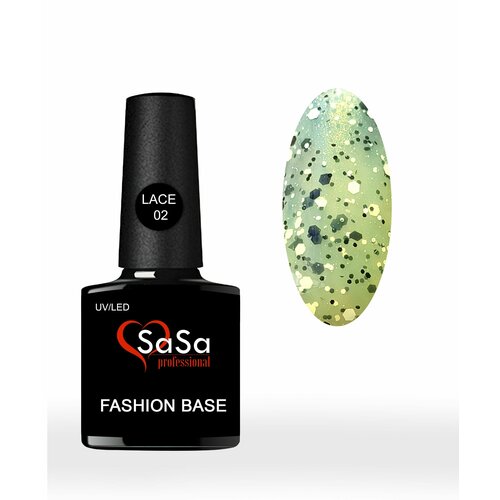 SaSa Цветная база Fashion Base LACE 02, 8 ml