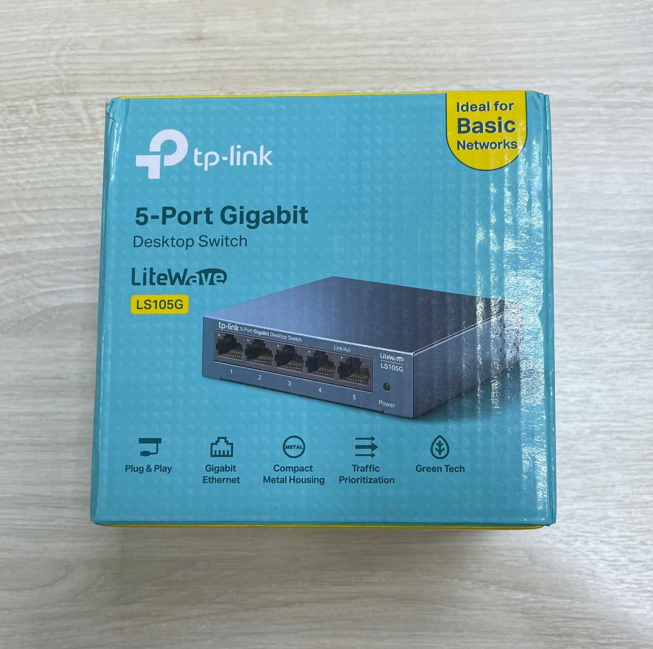 Коммутатор 5-port 10/1000Mbps TP-Link LS105G 5G неуправляемый