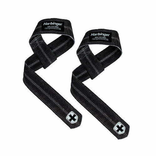 Кожаные ремни для тяги Harbinger, пара 2818 4595 реакционные ремни для тренировок пара adidas adsp 11513