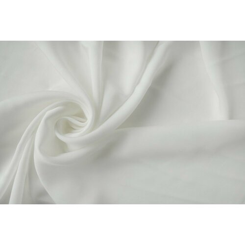 Ткань костюмно-плательный тенсел белый