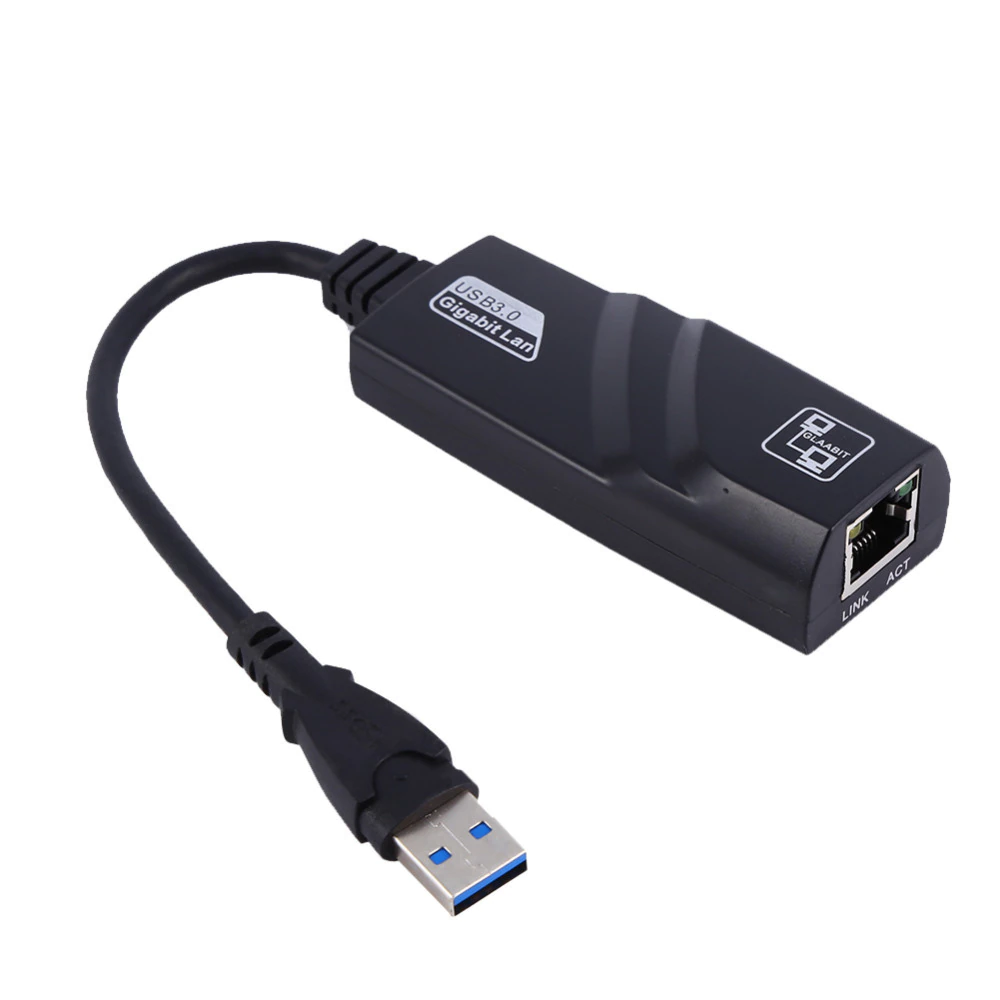 Кабель PALMEXX USB3.0 to Ethernet / чёрный