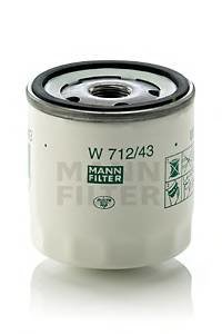 Масляный фильтр Mann-Filter W712/43