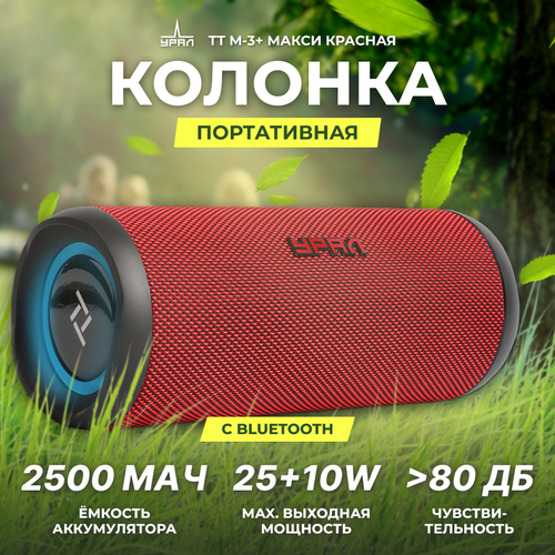 Портативная акустика URAL TT M-3 макси FMUSBBT красная 699000₽