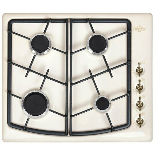 Поверхность газовая GEFEST СГ СН 1211 Е55 белый бок управл чугун 1504000₽
