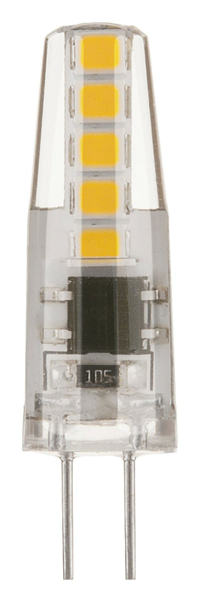 Лампа светодиодная Elektrostandard G4 220 В 3 Вт капсула прозрачная 270 лм теплый желтый свет - фото №6