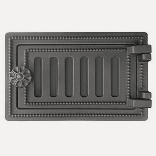 Изображение товара Дверка поддувальная Везувий ДП-2 чугунная печная (Антрацит)