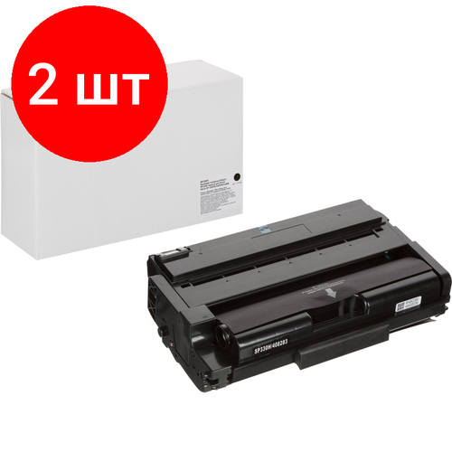 Комплект 2 штук, Картридж лазерный Retech SP330H чер. для Ricoh Aficio SP 330DN/330SFN/330SN картридж для принтера nv print nv sp330h для ricoh sp 330dn sp 330sn sp 330sfn совместимый