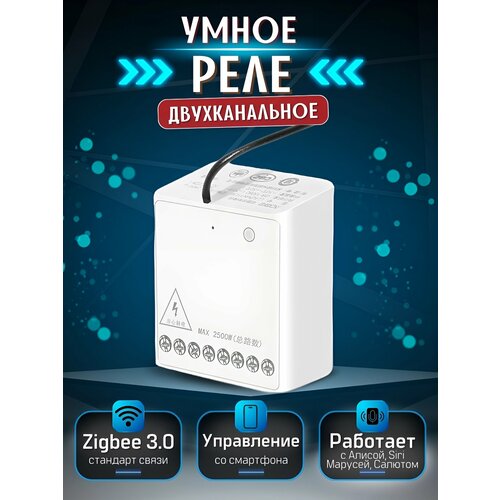 Умное реле WiFi с Алисой, Марусей умное wifi реле ps link на 2 канала dc02