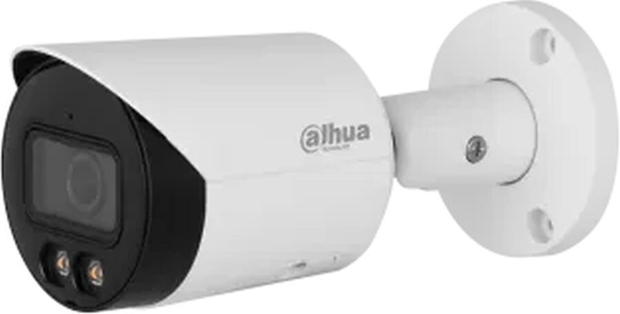 DAHUA DH-IPC-HFW2449SP-S-LED-0280B Уличная цилиндрическая IP-видеокамера Full-color с ИИ 4Мп, 1/2.9” CMOS, объектив 2.8
