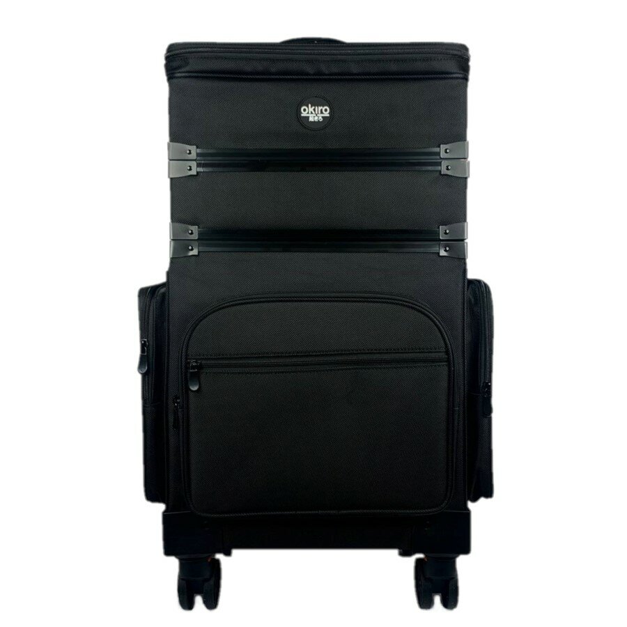 OKIRO / Сумка - чемодан для визажиста и нейл мастера KC MAC 06 черный