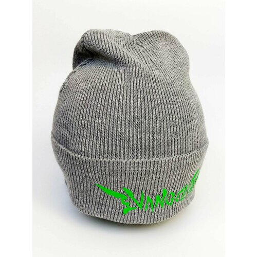 Шапка , размер 50/56, серый светло серая шапка с хлопковой подкладкой sevenext