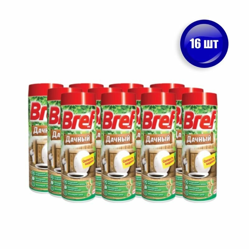 Порошок для туалета Bref (Бреф) Дачный, 450 г х 16шт