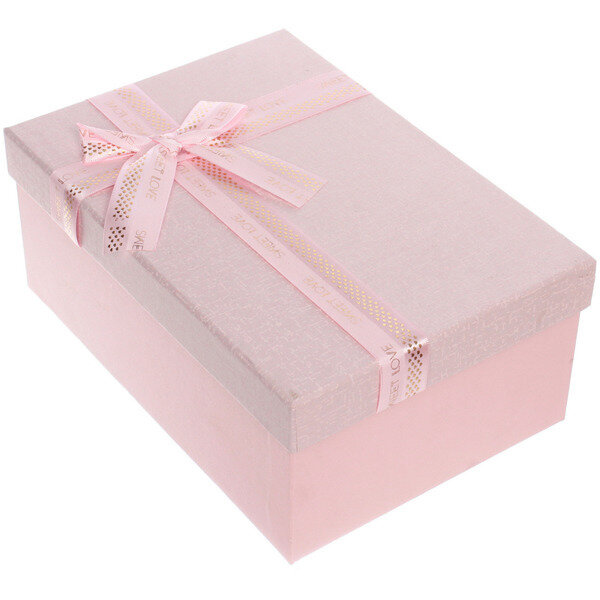 Коробка подарочная «Нежная тайна» 23*16*9,8 см, розовый