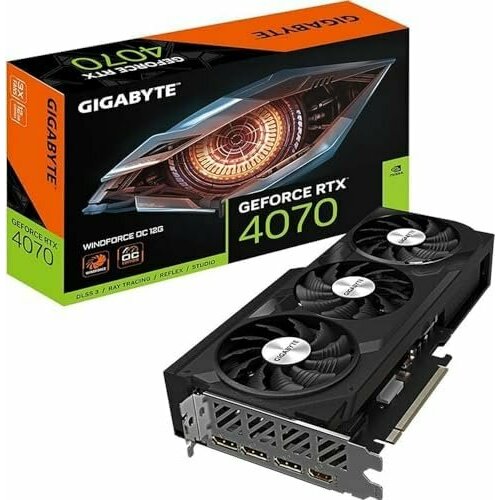 Видеокарта Gigabyte WindForce nVidia RTX 4070 12288 RTL GV-N4070WF3OC-12GD 7499000₽