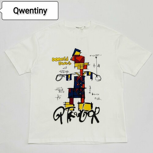 фото Футболка qwentiny, размер 2xl, белый