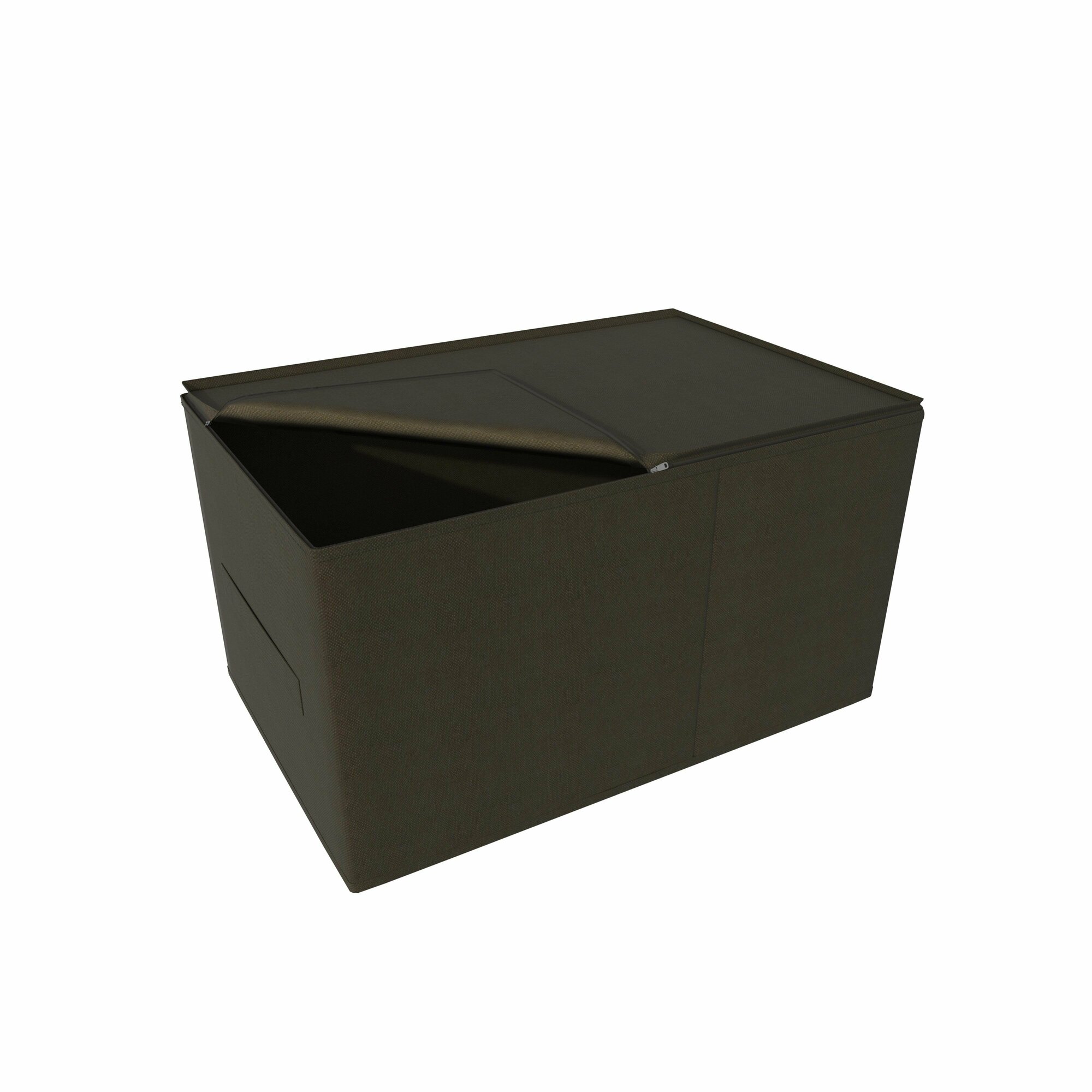 Коробка для хранения большая с крышкой на молнии / Контейнер для хранения / Кофр для одежды - фотография № 9