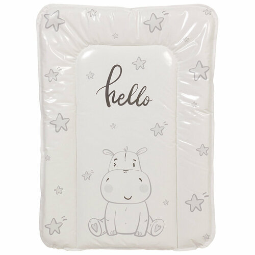 Матрас для пеленания Polini Бегемот 70x50 серый 890₽