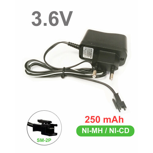 Зарядное устройство для Ni-Cd и Ni-Mh аккумуляторов 3.6V с разъемом YP (sm) аккумулятор ni mh 7 2v 2400mah yp nimh 72f 2400 yp