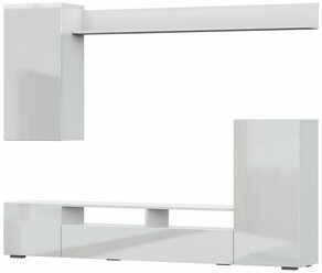Гостиная SV-Мебель МГС-4 Белый глянец