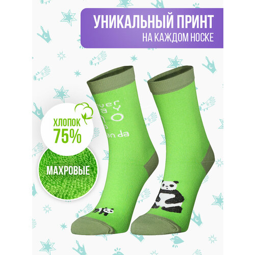 фото Носки big bang socks, размер 40-44, зеленый