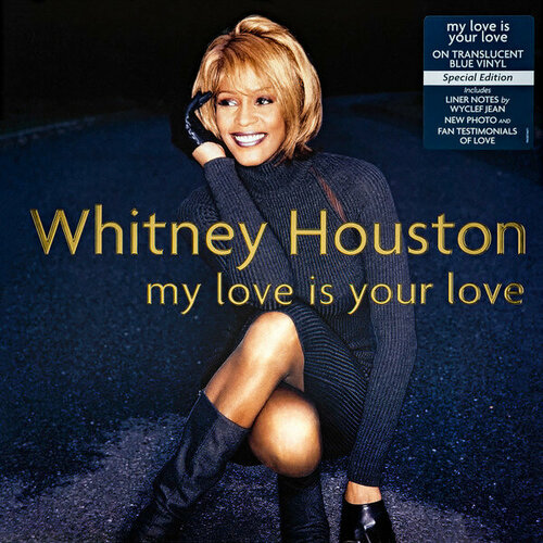 whitney houston my love is your love [translucent blue vinyl] 19658714671 Whitney Houston - My Love Is Your Love [Translucent Blue Vinyl] (19658714671)