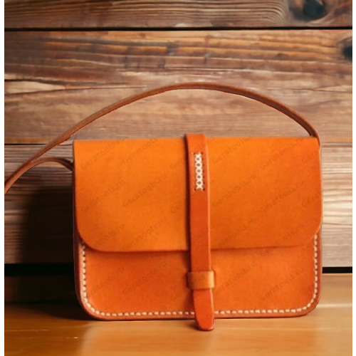 Лекало шаблон выкройка для кожи - акрил 04 сумка 1450₽