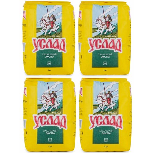 Сахар-песок Услад, Россия, 1 кг х 4шт