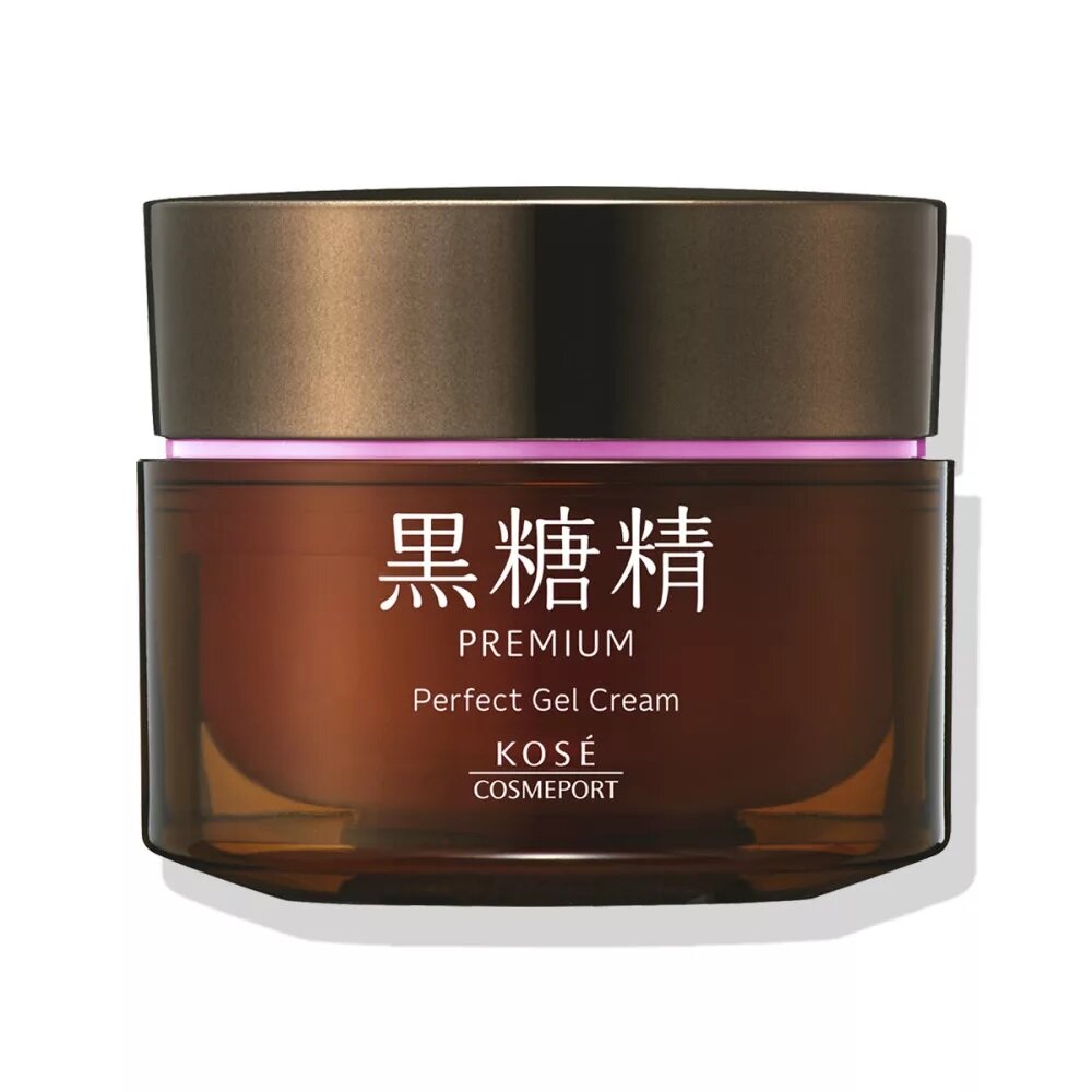 KOSE Крем-гель для лица KOKUTOUSEI PREMIUM Perfect Gel Cream Суперувлажняющий лифтинг Премиум с эффектом стягивания пор с экстрактом сахарного тросника, банка 100 гр