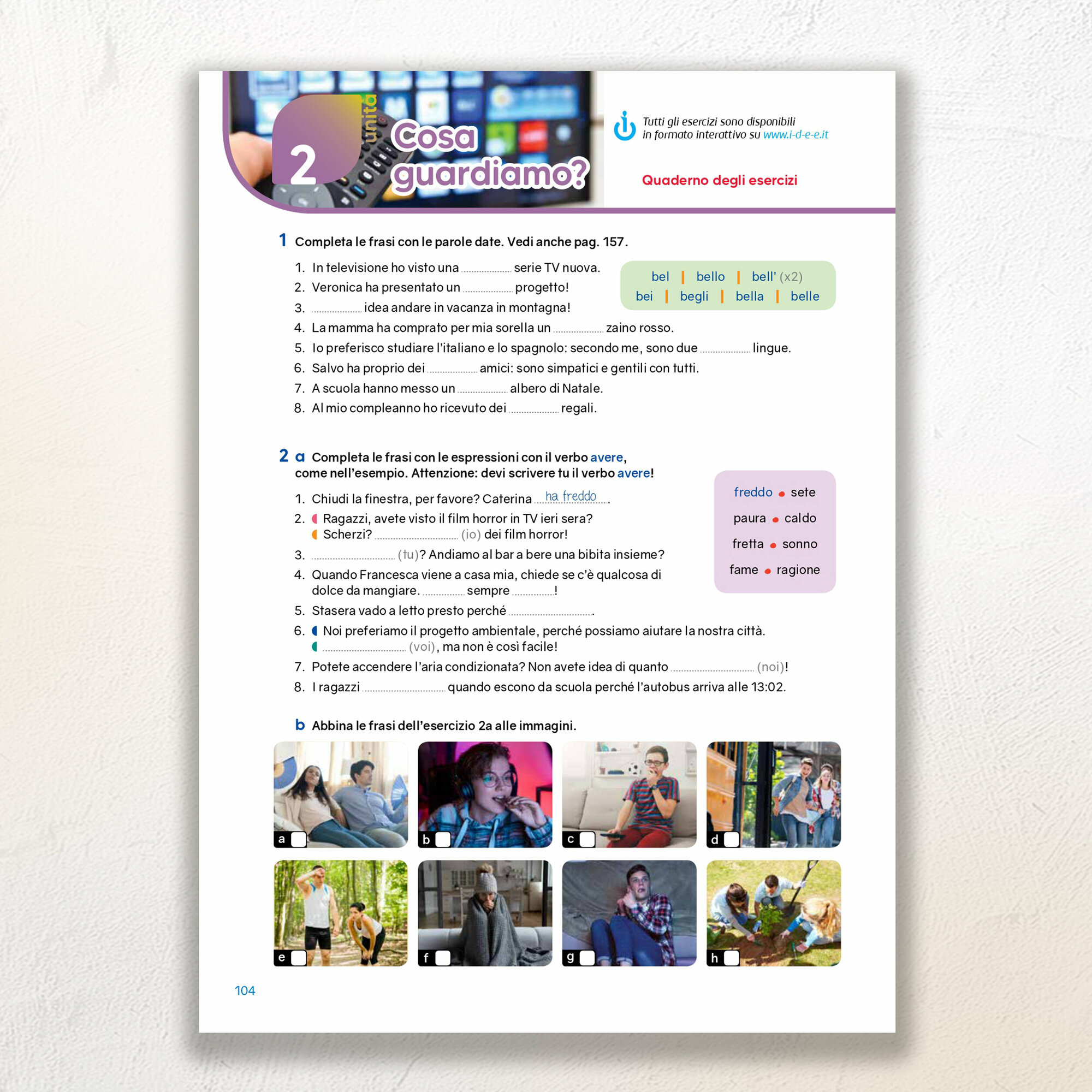 Nuovo Progetto italiano Junior 2 Libro + Quaderno + QR code + codice i-d-e-e - фото №6