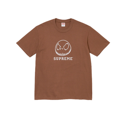 Футболка Supreme Skeleton Tee (FW23), размер M, коричневый футболка supreme spiral tee peach оранжевый