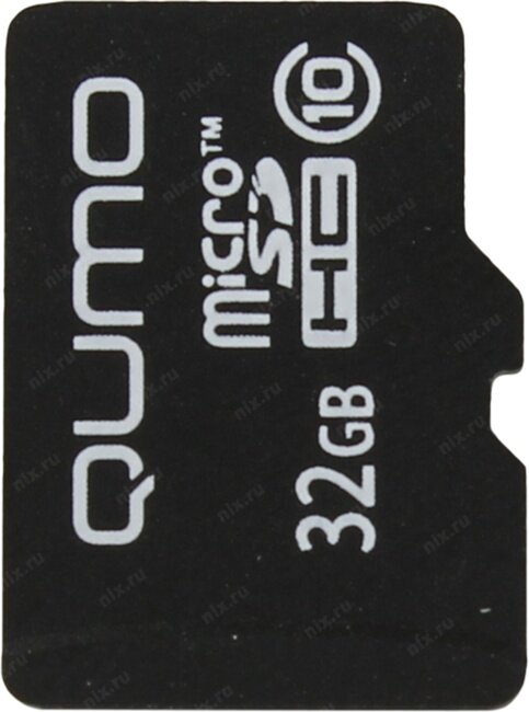 Карта памяти Qumo microSDHC 32 ГБ Class 10, V10, A1, UHS-I U1, 1 шт., черный - фото №6